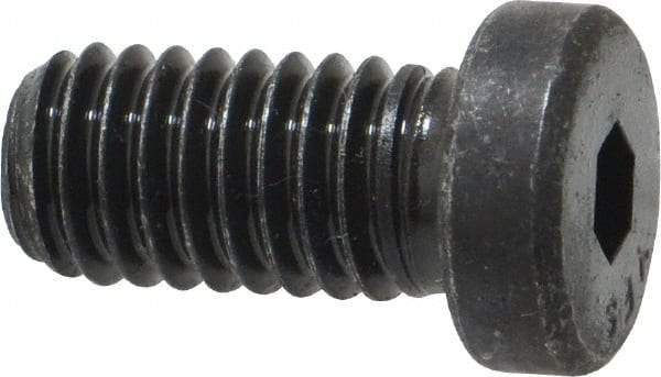 Value Collection - 3/8-16 UNC Hex Socket Drive, Low Socket Cap Screw - Alloy Steel, Black Oxide Finish, Fully Threaded, 3/4" Length Under Head - Eagle Tool & Supply