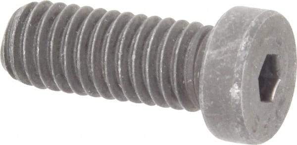 Value Collection - 3/8-16 UNC Hex Socket Drive, Low Socket Cap Screw - Alloy Steel, Black Oxide Finish, Fully Threaded, 1" Length Under Head - Eagle Tool & Supply