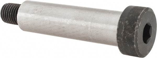 Value Collection - 1-1/4" Shoulder Diam x 4-1/2" Shoulder Length, 7/8-9 UNC, Hex Socket Shoulder Screw - 4140 Alloy Steel, Uncoated, 3/4" Head Height x 1-3/4" Head Diam - Eagle Tool & Supply