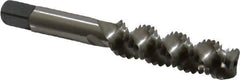 Cleveland - 1/2-13 UNC 3 Flute 3B Bottoming Spiral Flute Tap - High Speed Steel, Bright Finish, 3-3/8" OAL, Right Hand Flute, Right Hand Thread, H3, Series 1093/1094 - Eagle Tool & Supply
