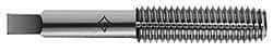 Cleveland - 3/8-24 UNF H5 Thread Limit Plug Thread Forming Tap - High Speed Steel, Bright Finish, 2.938" OAL, 1-1/4" Thread Length, Right Hand Thread - Eagle Tool & Supply