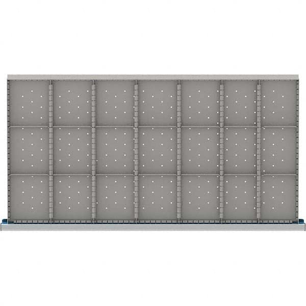 LISTA - 21-Compartment Drawer Divider Layout for 3.15" High Drawers - Eagle Tool & Supply