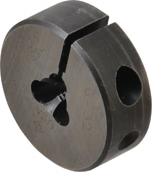 Cle-Line - #6-32 UNC High Speed Steel Round Adjustable Die - Eagle Tool & Supply