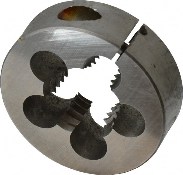 Cle-Line - 7/8-9 UNC High Speed Steel Round Adjustable Die - Eagle Tool & Supply