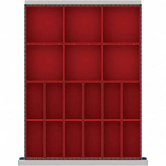 LISTA - 18-Compartment Drawer Divider Layout for 3.15" High Drawers - Eagle Tool & Supply