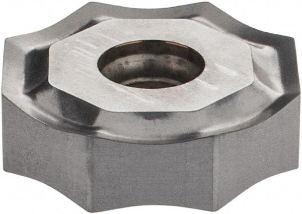 Iscar - ONHU080608 MM Grade IC328 Carbide Milling Insert - TiCN Finish, 0.2362" Thick, 0.7953" Inscribed Circle, 0.8mm Corner Radius - Eagle Tool & Supply