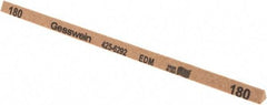 Value Collection - 180 Grit Aluminum Oxide Triangular Polishing Stone - Coarse Grade, 1/4" Wide x 6" Long x 1/4" Thick - Eagle Tool & Supply