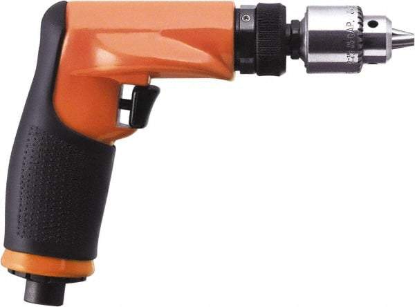 Cleco - 1/4" Keyless Chuck - Pistol Grip Handle, 600 RPM, 0.4 hp - Eagle Tool & Supply