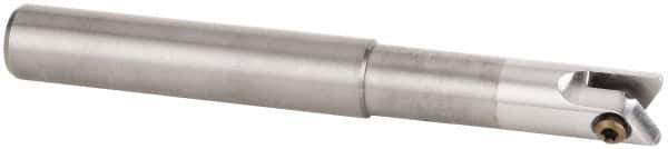 Kennametal - 12mm Cut Diam, 3mm Max Depth of Cut, 12mm Shank Diam, 122mm OAL, Indexable Ball Nose End Mill - 37mm Head Length, Straight Shank, KDMT Toolholder, KDM 12.. Insert - Eagle Tool & Supply