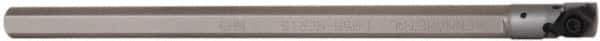 Kennametal - 0.44" Min Bore Diam, 3" OAL, 5/16" Shank Diam, L-MNE Indexable Boring Bar - N.1L Insert, Clamp Holding Method - Eagle Tool & Supply