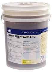 Master Fluid Solutions - Trim MicroSol 685, 5 Gal Pail Cutting & Grinding Fluid - Semisynthetic, For Machining - Eagle Tool & Supply