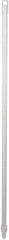 Remco - 61 x 1" Fiberglass Squeegee Handle - European Threaded Connection, White - Eagle Tool & Supply