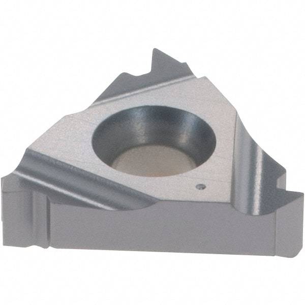 Iscar - 16IR Internal Right Hand 11 UN Laydown Threading Insert - Grade IC908, TiAlN Coated Carbide, 9.53mm Inscribed Circle - Eagle Tool & Supply