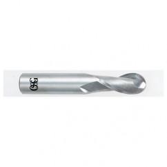 3/8" Dia. - 2-1/2" OAL - Carbide - Ball End HP End Mill-2 FL - Eagle Tool & Supply