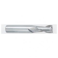 15/32 Dia. x 3 Overall Length 2-Flute Square End Solid Carbide SE End Mill-Round Shank-Center Cutting-Uncoated - Eagle Tool & Supply