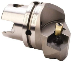 Kennametal - Right Hand Cut, Size KM80, SN.. Insert Compatiblity, Internal Modular Turning & Profiling Cutting Unit Head - 53mm Ctr to Cutting Edge, 70mm Head Length, Through Coolant, Series Kenloc - Eagle Tool & Supply