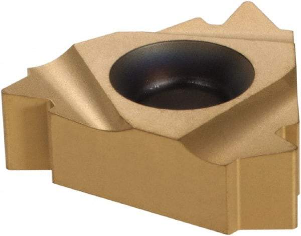 Seco - 27NR Internal 5 API V 0.040 Laydown Threading Insert - Grade CP300, TiAlN/TiN Coated Carbide, 15.89mm Inscribed Circle - Eagle Tool & Supply