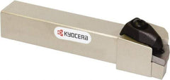 Kyocera - DWLN, Left Hand Cut, 95° Lead Angle, 3/4" Shank Height x 3/4" Shank Width, Negative Rake Indexable Turning Toolholder - 4-1/2" OAL, WN_G33, WN_M33 Insert Compatibility, Series DWLN - Eagle Tool & Supply