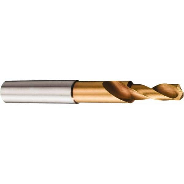 Sandvik Coromant - 8mm Body, 6.8mm Step Diam, 0.315" Diam Straight Shank, Solid Carbide Subland Step Drill Bit - Eagle Tool & Supply