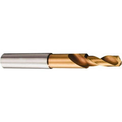 Sandvik Coromant - 8mm Body, 6.8mm Step Diam, 0.315" Diam Straight Shank, Solid Carbide Subland Step Drill Bit - Eagle Tool & Supply