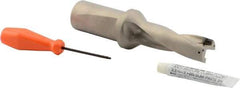 Sumitomo - 3.118" Max Drill Depth, 3xD, 1" Diam, Indexable Insert Drill - 1-1/4" Shank Diam, Whistle Notch Shank - Eagle Tool & Supply