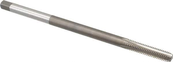 Kennametal - 5/16-18 UNC 4 Flute H3 Bright Finish High Speed Steel Hand Extension Tap - Bottoming Chamfer, 6" OAL, 2B/3B Class of Fit - Eagle Tool & Supply
