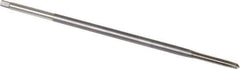 Kennametal - #10-32 UNF 2 Flute H3 Bright Finish High Speed Steel Spiral Point Extension Tap - Plug Chamfer, 6" OAL, 2B/3B Class of Fit - Eagle Tool & Supply