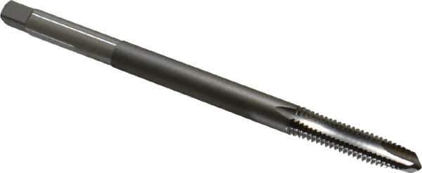 Kennametal - 3/8-16 UNC 3 Flute H3 Bright Finish High Speed Steel Spiral Point Extension Tap - Plug Chamfer, 6" OAL, 2B/3B Class of Fit - Eagle Tool & Supply