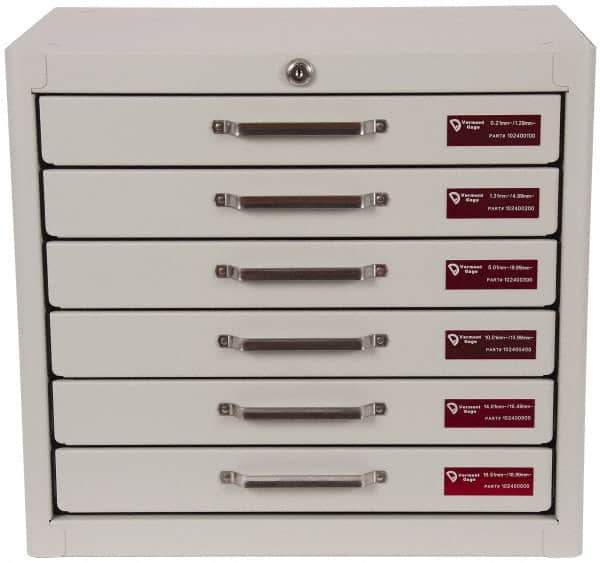 Vermont Gage - 940 Piece, 0.21-18.99 mm Diameter Plug and Pin Gage Set - Minus 0.01 mm Tolerance, Class ZZ - Eagle Tool & Supply
