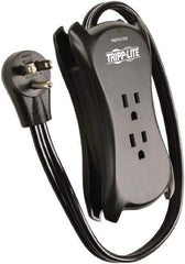 Tripp-Lite - 3 Outlets, 120 VAC15 Amps, 1.5' Cord, Power Outlet Strip - Floor, Keyhole Mount, 5-15 NEMA Configuration, 1.4" Strip - Eagle Tool & Supply