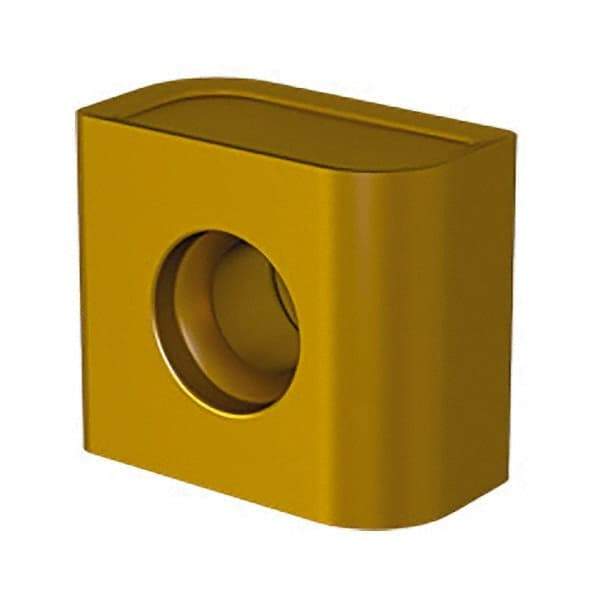 Seco - LNHQ170708 M13 Grade F40M Carbide Milling Insert - TiAlN/TiN Finish, 0.5669" Thick, 0.031" Corner Radius - Eagle Tool & Supply