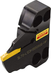 Sandvik Coromant - N123K2-0600-0004-TF Insert, 18mm Head Length, Modular Grooving Blade Holder Head - Left Hand Cut, System Size 70, Through Coolant, Series CoroCut 1-2 - Eagle Tool & Supply