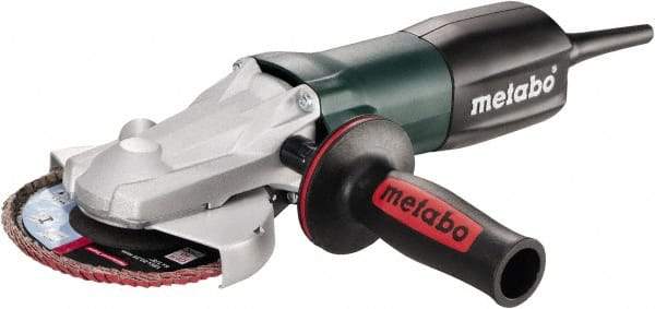 Metabo - 4-1/2" Wheel Diam, 10,000 RPM, Corded Angle & Disc Grinder - 5/8-11 Spindle - Eagle Tool & Supply