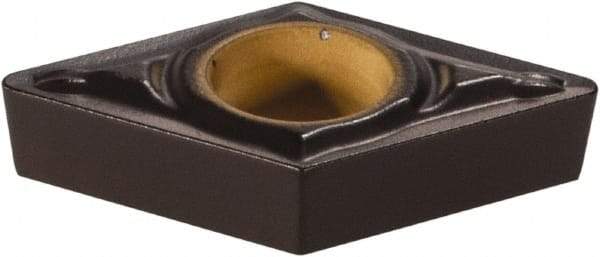 Hertel - DCMT21.51 H2U Grade HC315T Carbide Turning Insert - Al2O3 Finish, 55° Diamond, 1/4" Inscr Circle, 3/32" Thick, 1/64" Corner Radius - Eagle Tool & Supply