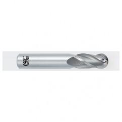 10mm Dia. - 70mm OAL - Carbide - Ball End HP End Mill-4 FL - Eagle Tool & Supply