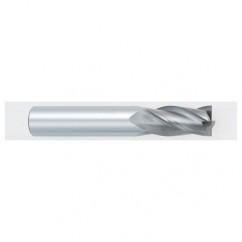14mm Dia. x 89mm Overall Length 4-Flute Square End Solid Carbide SE End Mill-Round Shank-Center Cutting-TiALN - Eagle Tool & Supply