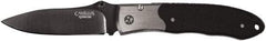 Clauss - 3" Blade, Drop Point Folding Knife - G-10, 1 Blade, 1 Edge - Eagle Tool & Supply