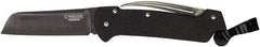 Clauss - 2-3/4" Blade, Drop Point Folding Knife - G-10, 1 Blade, 1 Edge - Eagle Tool & Supply