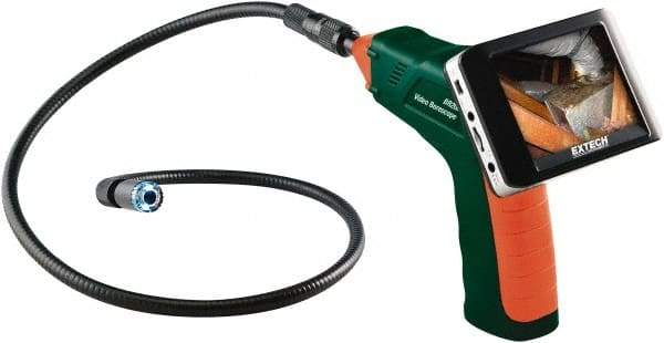 Extech - Video Borescope - 17 mm Probe Diameter, 3.5 Inch LCD Display, 320 x 240 Resolution - Eagle Tool & Supply
