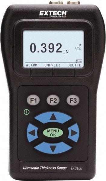 Extech - 0.02" to 20" Measurement, 0.001" Resolution Electronic Thickness Gage - Eagle Tool & Supply