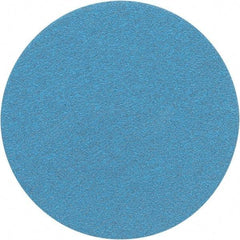 Porter-Cable - 6" Diam, 100 Grit Zirconia Alumina Adhesive PSA Disc - Fine Grade, Tan, C Weighted Backing, Flexible, 13,000 Max RPM - Eagle Tool & Supply