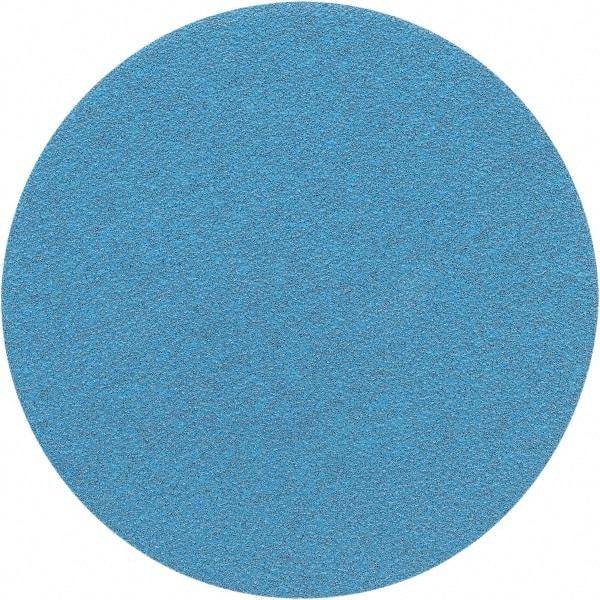 Porter-Cable - 6" Diam, 220 Grit Zirconia Alumina Adhesive PSA Disc - Very Fine Grade, Tan, C Weighted Backing, Flexible, 13,000 Max RPM - Eagle Tool & Supply