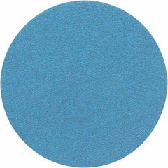 Porter-Cable - 6" Diam, 40 Grit Zirconia Alumina Adhesive PSA Disc - Coarse Grade, Tan, C Weighted Backing, Flexible, 13,000 Max RPM - Eagle Tool & Supply
