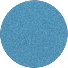 Porter-Cable - 5" Diam, 320 Grit Zirconia Alumina Adhesive PSA Disc - Extra Fine Grade, Tan, C Weighted Backing, Flexible, 13,000 Max RPM - Eagle Tool & Supply