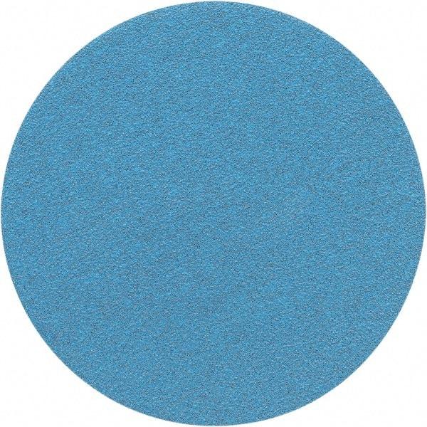 Porter-Cable - 5" Diam, 220 Grit Zirconia Alumina Adhesive PSA Disc - Very Fine Grade, Tan, C Weighted Backing, Flexible, 13,000 Max RPM - Eagle Tool & Supply