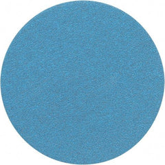 Porter-Cable - 5" Diam, 120 Grit Zirconia Alumina Adhesive PSA Disc - Fine Grade, Tan, C Weighted Backing, Flexible, 13,000 Max RPM - Eagle Tool & Supply