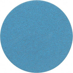 Porter-Cable - 5" Diam, 180 Grit Zirconia Alumina Adhesive PSA Disc - Very Fine Grade, Tan, C Weighted Backing, Flexible, 13,000 Max RPM - Eagle Tool & Supply
