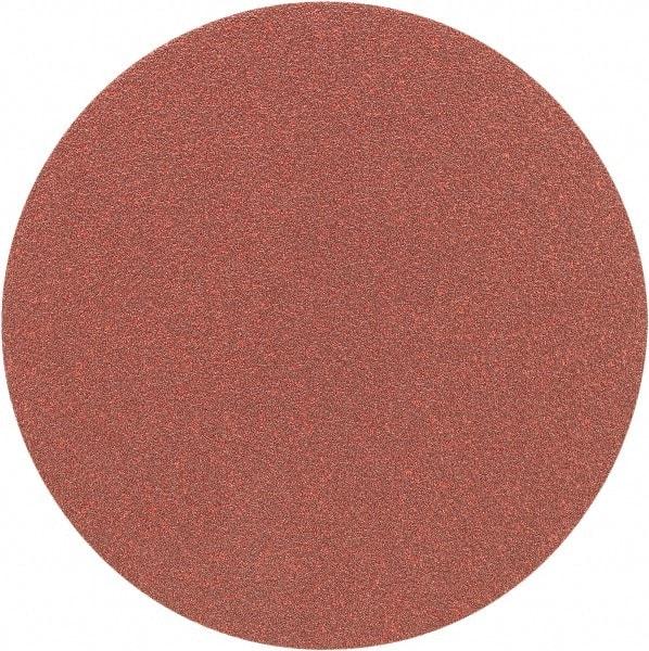 Porter-Cable - 5" Diam, 120 Grit Aluminum Oxide Adhesive PSA Disc - Fine Grade, Tan, C Weighted Backing, Flexible, 13,000 Max RPM - Eagle Tool & Supply