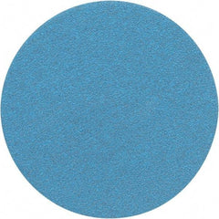 Porter-Cable - 5" Diam, 60 Grit Zirconia Alumina Adhesive PSA Disc - Medium Grade, Tan, C Weighted Backing, Flexible, 13,000 Max RPM - Eagle Tool & Supply