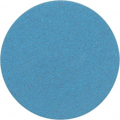 Porter-Cable - 5" Diam, 80 Grit Zirconia Alumina Adhesive PSA Disc - Medium Grade, Tan, C Weighted Backing, Flexible, 13,000 Max RPM - Eagle Tool & Supply